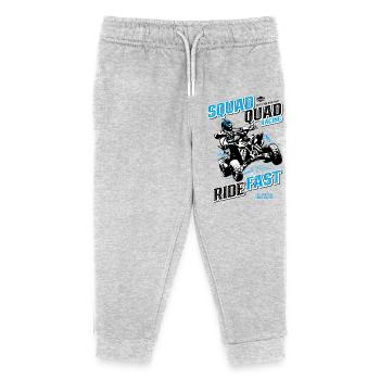 Quad Racing Speed - Kids Organic Sweatpants by Stanley/Stella - heather grey - Front