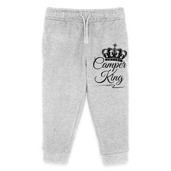 Camping-car King - Pantalon de jogging enfant bio Stanley/Stella - gris chiné - Devant