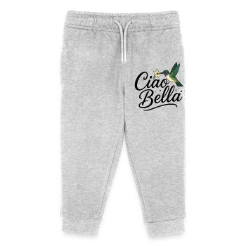 Ciao Bella - Kids Organic Sweatpants by Stanley/Stella - heather grey - Front