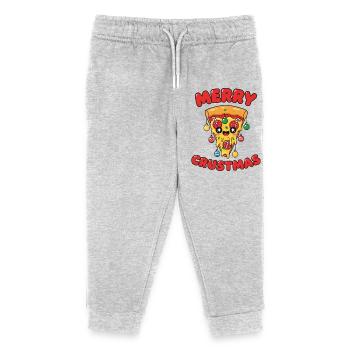 Joyeux Crustmas - Pantalon de jogging enfant bio Stanley/Stella - gris chiné - Devant