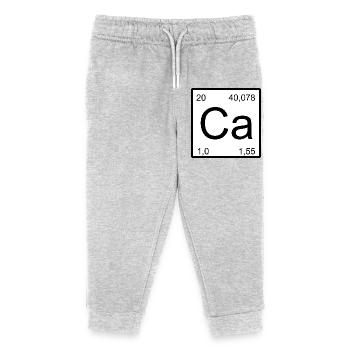 Calcium Symbol Style T-Shirt - Kids Organic Sweatpants by Stanley/Stella - heather grey - Front