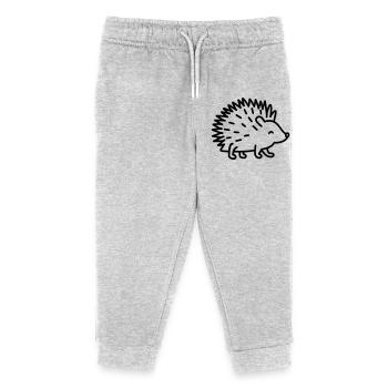 Porc-épic - Pantalon de jogging enfant bio Stanley/Stella - gris chiné - Devant