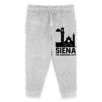 siena italia - Kinder Organic Jogginghose Mini Mover von Stanley/Stella - Grau meliert - Vorne