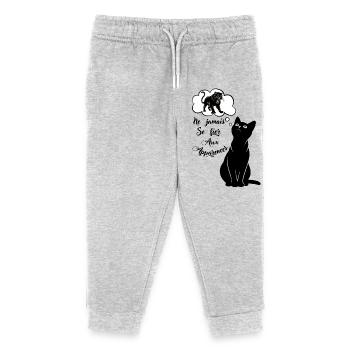 Ne pas se fier aux apparences - Pantalon de jogging enfant bio Stanley/Stella - gris chiné - Devant