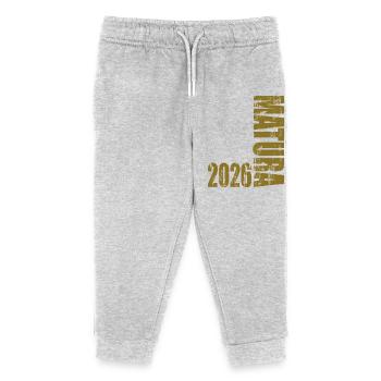 Maturité 2026 - Pantalon de jogging enfant bio Stanley/Stella - gris chiné - Devant
