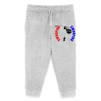 Piqué - Pantalon de jogging enfant bio Stanley/Stella - gris chiné - Devant