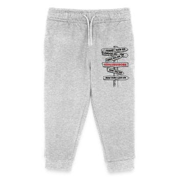 Baltic Sea resort Kühlungsborn Baltic Sea Holidays Beach Sea - Kids Organic Sweatpants by Stanley/Stella - heather grey - Front