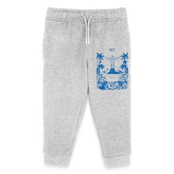 Christ Rio Tropical Island Blue - Pantalon de jogging enfant bio Stanley/Stella - gris chiné - Devant
