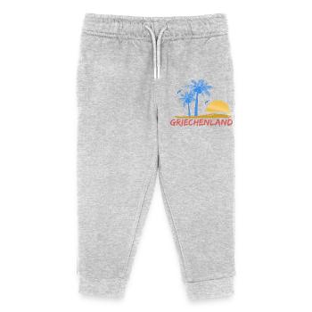 Grèce - Pantalon de jogging enfant bio Stanley/Stella - gris chiné - Devant