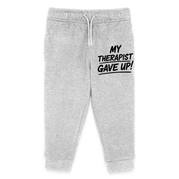 Mon thérapeute a abandonné - Pantalon de jogging enfant bio Stanley/Stella - gris chiné - Devant