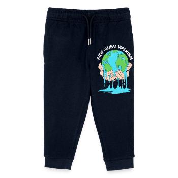 Climate change Environment Environmental protection - Kids Organic Sweatpants by Stanley/Stella - navy - Front