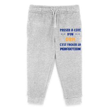 Missing out on an HR Director: Perfection - Kids Organic Sweatpants by Stanley/Stella - heather grey - Front