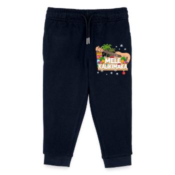 Ukulélé hawaïen Uke Christmas - Pantalon de jogging enfant bio Stanley/Stella - marine - Devant