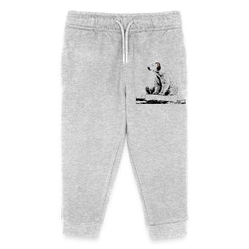 Arctic Beats - Kinder Organic Jogginghose Mini Mover von Stanley/Stella - Grau meliert - Vorne