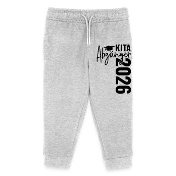 Kita Abgänger 2026 - Kinder Organic Jogginghose Mini Mover von Stanley/Stella - Grau meliert - Vorne