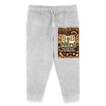 Bio Bärtner Self-Sufficiency Ecological Farmer Gar - Kids Organic Sweatpants by Stanley/Stella - heather grey - Front