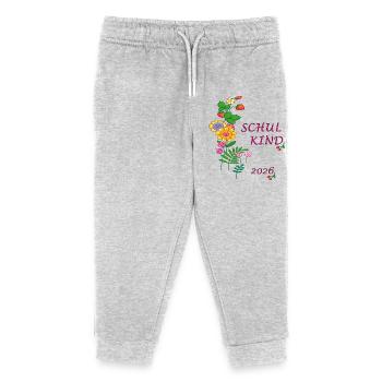 Écolier 2026 - Pantalon de jogging enfant bio Stanley/Stella - gris chiné - Devant