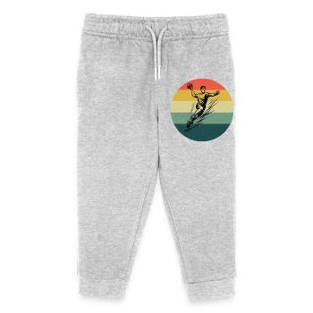 Handball style for every occasion for men - Kids Organic Sweatpants by Stanley/Stella - heather grey - Front