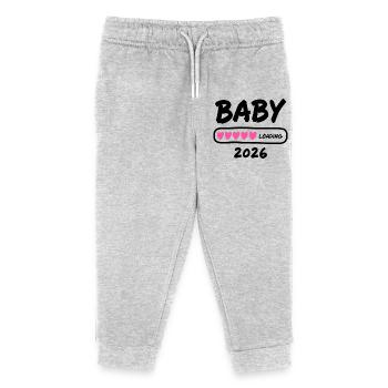Baby Loading 2026 Parents enceintes - Pantalon de jogging enfant bio Stanley/Stella - gris chiné - Devant