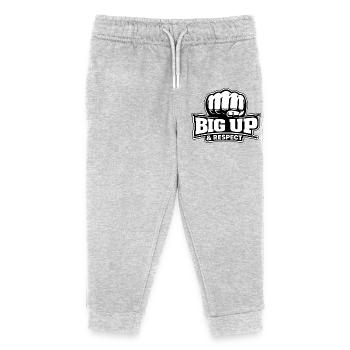 Night & Day Big Up & Respect - Kids Organic Sweatpants by Stanley/Stella - heather grey - Front
