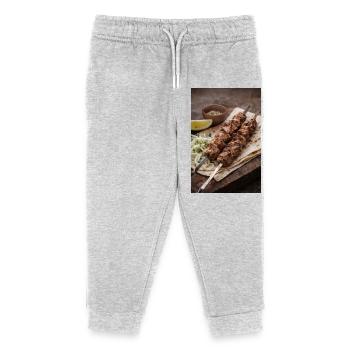 Shashlik - Kids Organic Sweatpants by Stanley/Stella - heather grey - Front