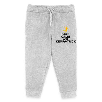 RESTE CALME ET ASTUCE KEMPA ! BALLE ALLEMANDE - Pantalon de jogging enfant bio Stanley/Stella - gris chiné - Devant