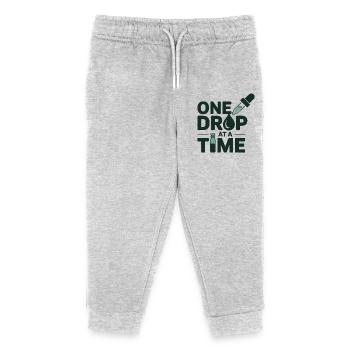 Homeopathie : une goutte à la fois Équipement professionnel - Pantalon de jogging enfant bio Stanley/Stella - gris chiné - Devant