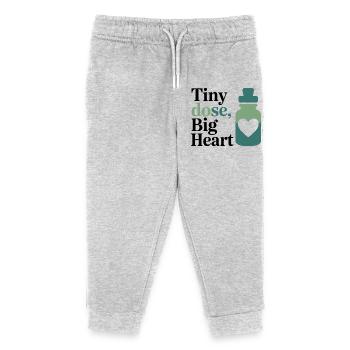 Homöopathie Tiny Dose Big Heart Professional Gear - Kinder Organic Jogginghose Mini Mover von Stanley/Stella - Grau meliert - Vorne