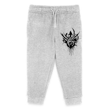 NoxstyllT3 - Kinder Organic Jogginghose Mini Mover von Stanley/Stella - Grau meliert - Vorne