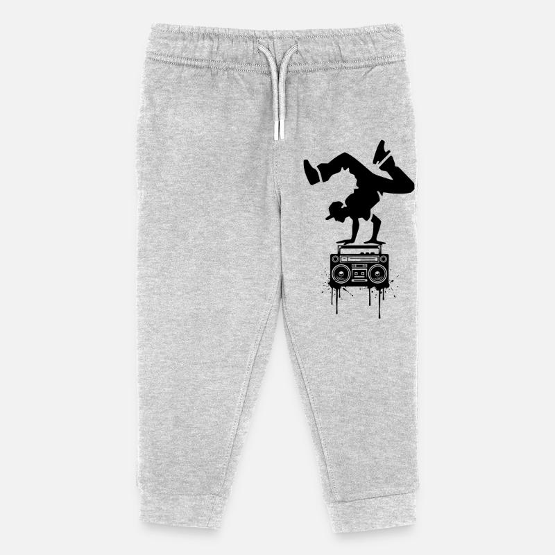 Dance - Pantalon de jogging enfant bio Stanley/Stella - gris chiné