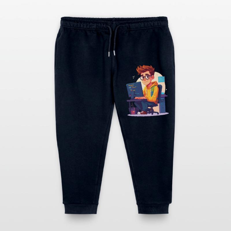 Programmierer oder Nerd Kinder Organic Jogginghose Mini Mover von Stanley/Stella