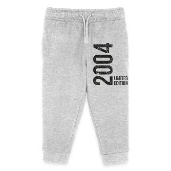 22 Jahre 2004 Geburtstag – Jahrgang  - Kinder Organic Jogginghose Mini Mover von Stanley/Stella - Grau meliert - Vorne