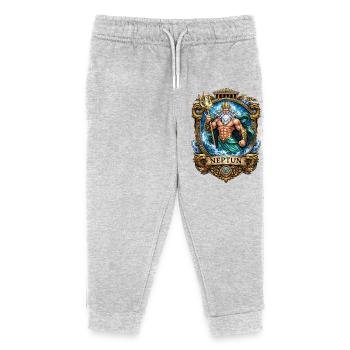 Neptune Roi de la Mer - Pantalon de jogging enfant bio Stanley/Stella - gris chiné - Devant