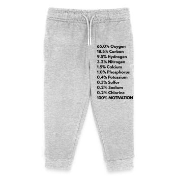 Menschlicher Körper - Kinder Organic Jogginghose Mini Mover von Stanley/Stella - Grau meliert - Vorne