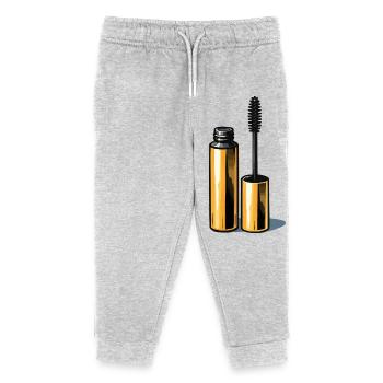 Mascara doré - Pantalon de jogging enfant bio Stanley/Stella - gris chiné - Devant