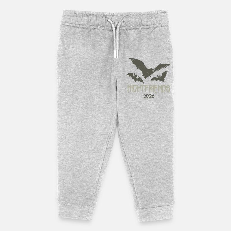 Nightfreands - Pantalon de jogging enfant bio Stanley/Stella - gris chiné