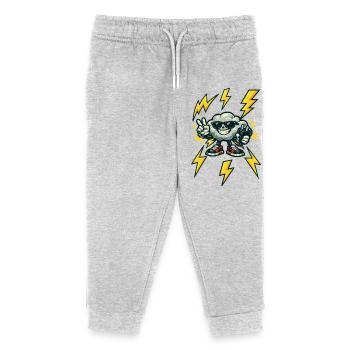Dondercloud Rockster - Kinder Organic Jogginghose Mini Mover von Stanley/Stella - Grau meliert - Vorne