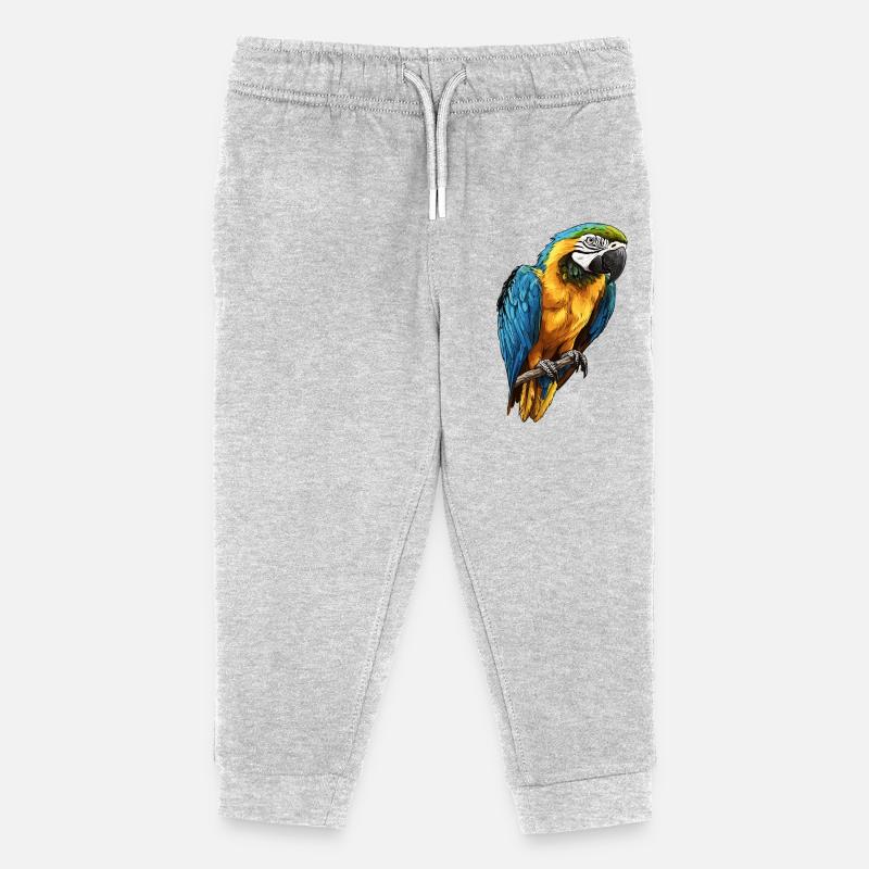 Aras Ara - Kinder Organic Jogginghose Mini Mover von Stanley/Stella - Grau meliert