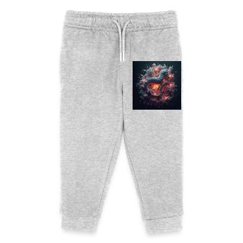 hypocampal - Kids Organic Sweatpants by Stanley/Stella - heather grey - Front