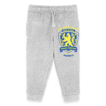 Je Ne Suis Pas Parfait Mais Je Suis Franc Comto... - Pantalon de jogging enfant bio Stanley/Stella - gris chiné - Devant