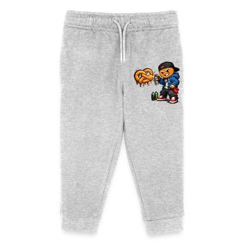 T-shirt Alsace Street Art Pretzel Spray Crew - Pantalon de jogging enfant bio Stanley/Stella - gris chiné - Devant