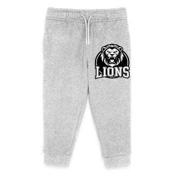 Lion Crest Athletics - Kids Organic Sweatpants by Stanley/Stella - heather grey - Front
