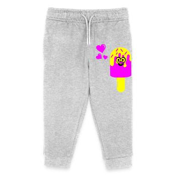 Glace Glace - Pantalon de jogging enfant bio Stanley/Stella - gris chiné - Devant