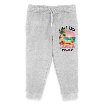 Girl Trip Cancún 2026 - Pantalon de jogging enfant bio Stanley/Stella - gris chiné - Devant