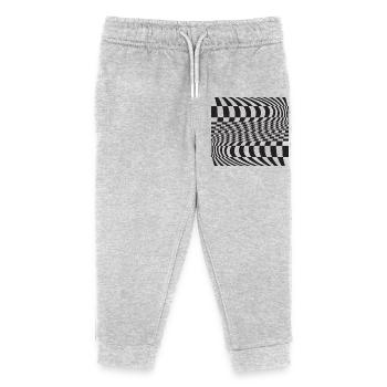 Gitter der optischen Kurve - Kinder Organic Jogginghose Mini Mover von Stanley/Stella - Grau meliert - Vorne