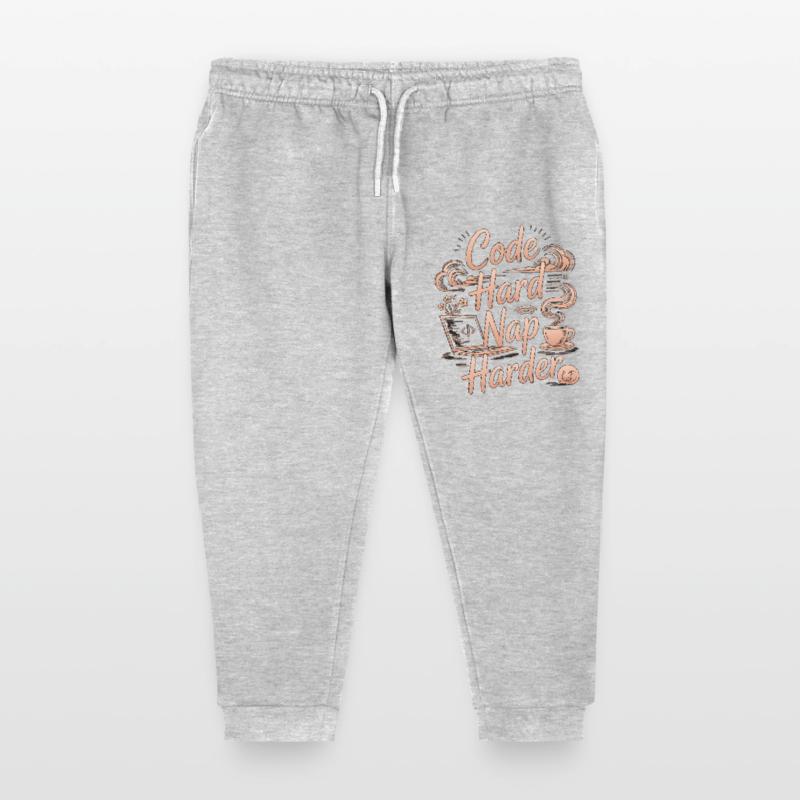 Remote Developer Code Hard Nap Harder Remote Coder Kinder Organic Jogginghose Mini Mover von Stanley/Stella