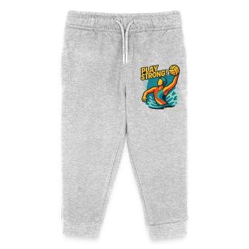Polo Aquatique Puissance - Pantalon de jogging enfant bio Stanley/Stella - gris chiné - Devant