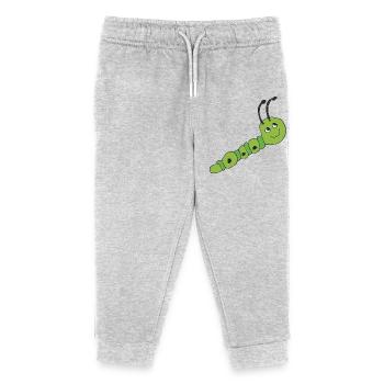 raupe - Kinder Organic Jogginghose Mini Mover von Stanley/Stella - Grau meliert - Vorne