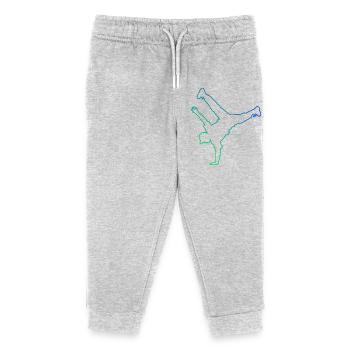Geschenkidee für einen Breakdancer mit Streetdance - Kinder Organic Jogginghose Mini Mover von Stanley/Stella - Grau meliert - Vorne