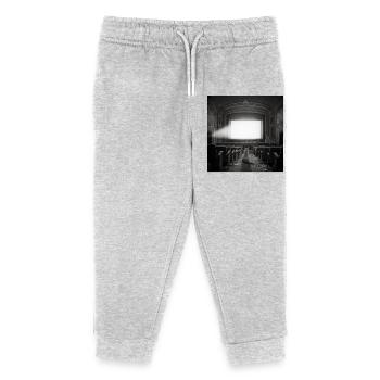 Fox Cinema Vintage Lost Place Animal Crime LowFi - Kids Organic Sweatpants by Stanley/Stella - heather grey - Front